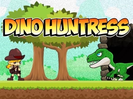 Join Dino Huntress on her thrilling adventure to collect all the coins and eggs along her path