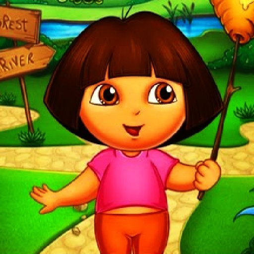 Dora the Explorer Jigsaw Puzzle is a fun online game for kids that you can play for free on your browser or mobile device