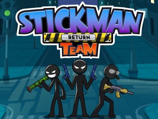 Stickman Team Return, join three courageous stick figures as they come together to stop a gang of robbers threatening the city of Detroit