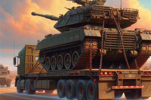 Embark on a thrilling journey in Tank Transporter, where you take charge of an armored convoy on a mission to deliver powerful tanks to the front lines.